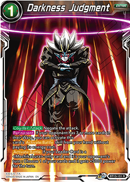 Darkness Judgment (Rare) (BT13-151) [Supreme Rivalry] | Cracking-Singles