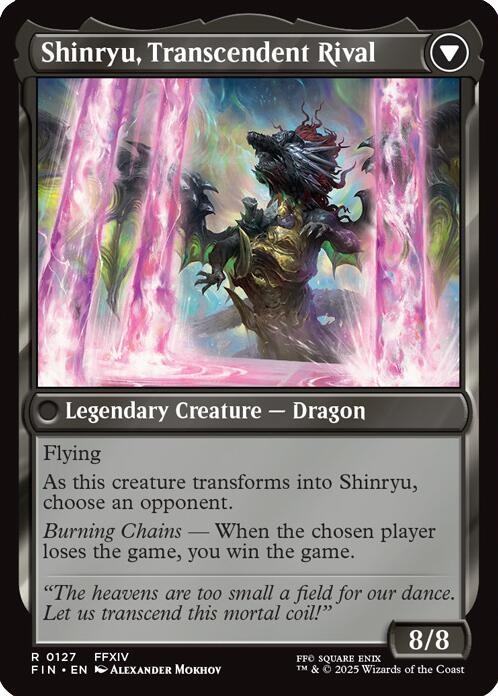 Zenos yae Galvus // Shinryu, Transcendent Rival [FINAL FANTASY] | Cracking-Singles