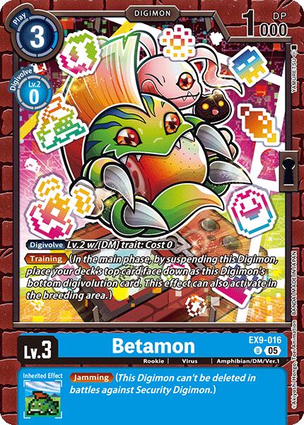 Betamon [EX9-016] [Versus Monsters] | Cracking-Singles