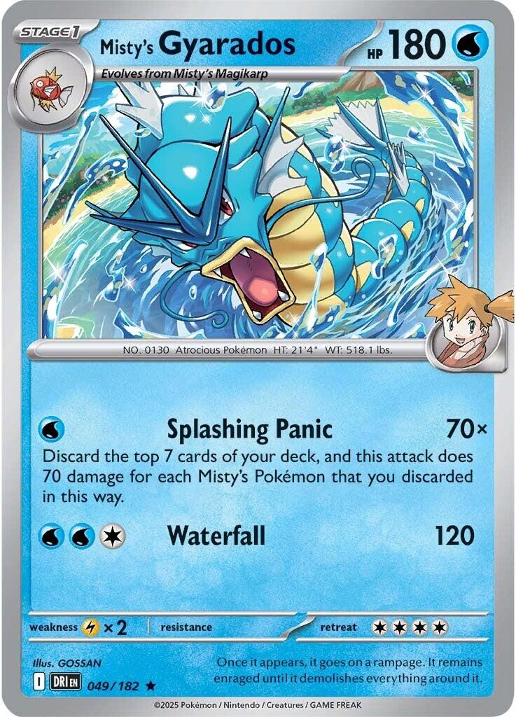 Misty's Gyarados (049/182) [Scarlet & Violet: Destined Rivals] | Cracking-Singles