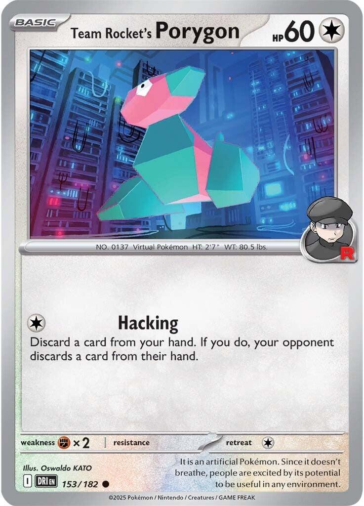 Team Rocket's Porygon (153/182) [Scarlet & Violet: Destined Rivals] | Cracking-Singles