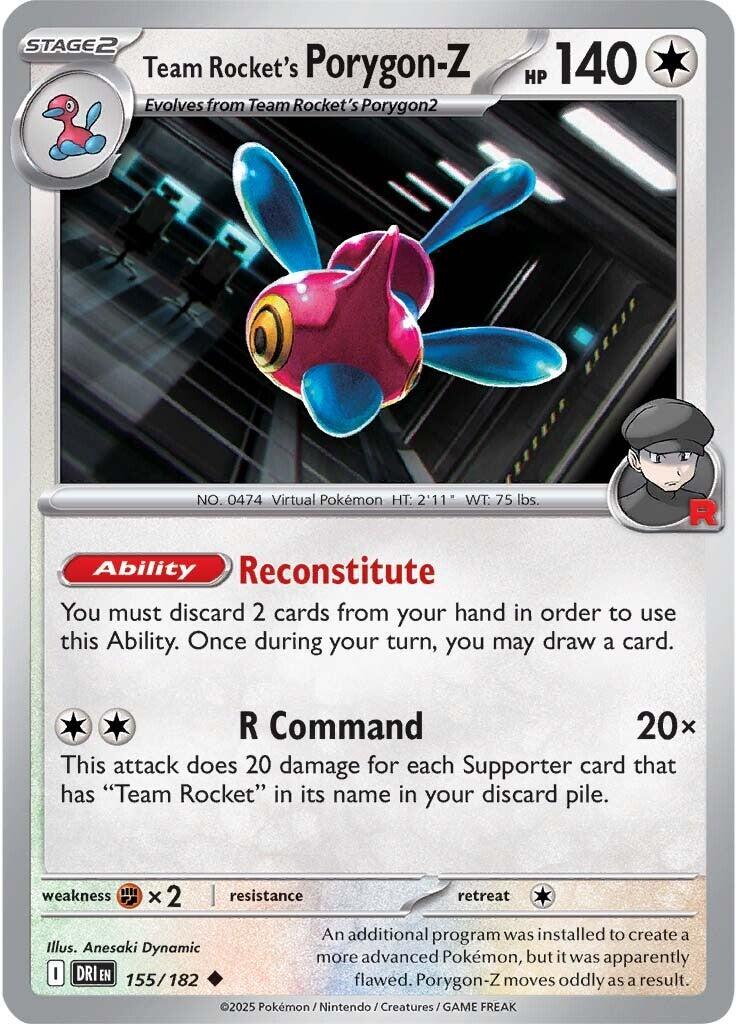 Team Rocket's Porygon-Z (155/182) [Scarlet & Violet: Destined Rivals] | Cracking-Singles