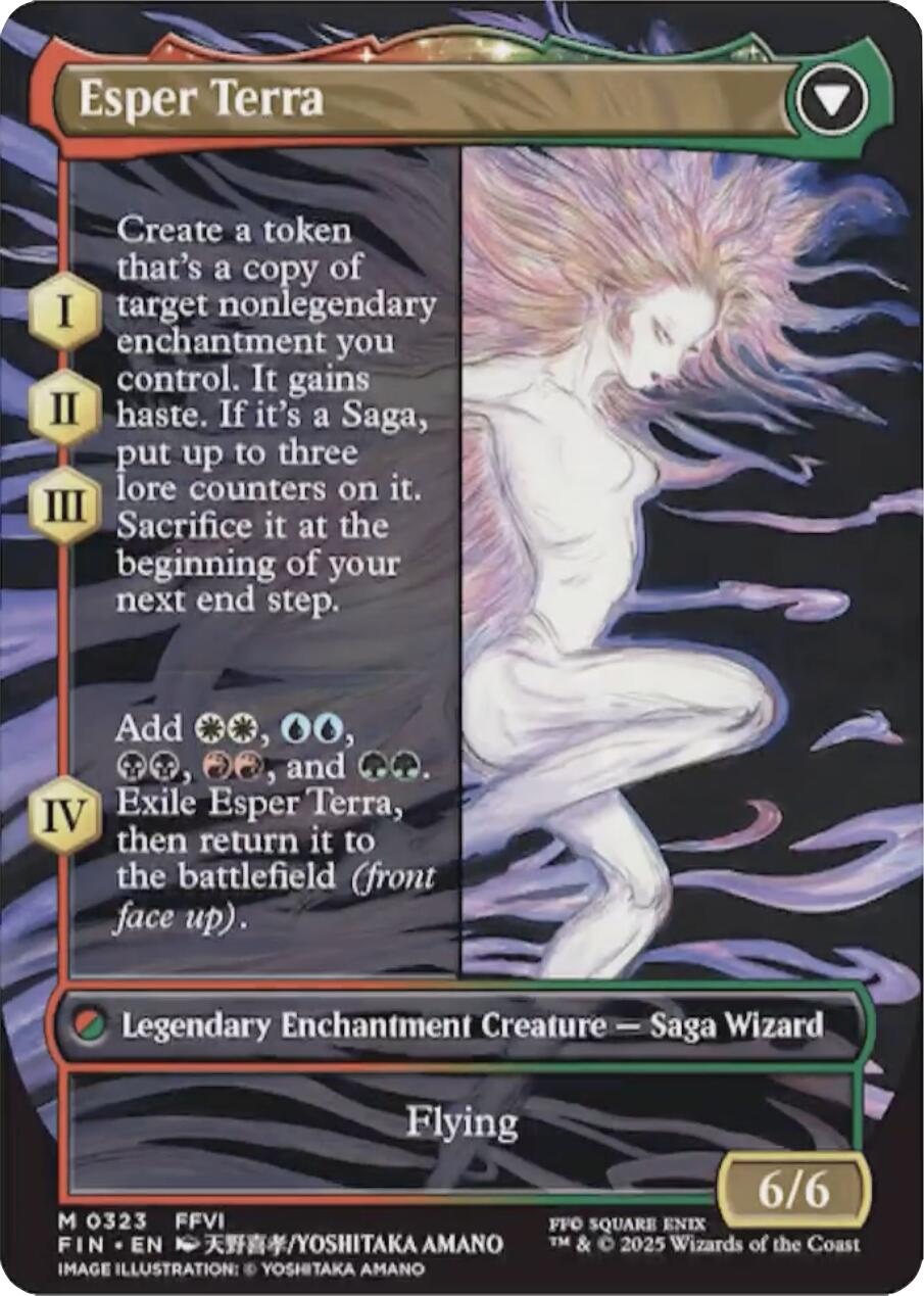 Terra, Magical Adept // Esper Terra (Borderless) [FINAL FANTASY] | Cracking-Singles