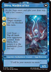 Jill, Shiva's Dominant // Shiva, Warden of Ice (Extended Art) [FINAL FANTASY] | Cracking-Singles