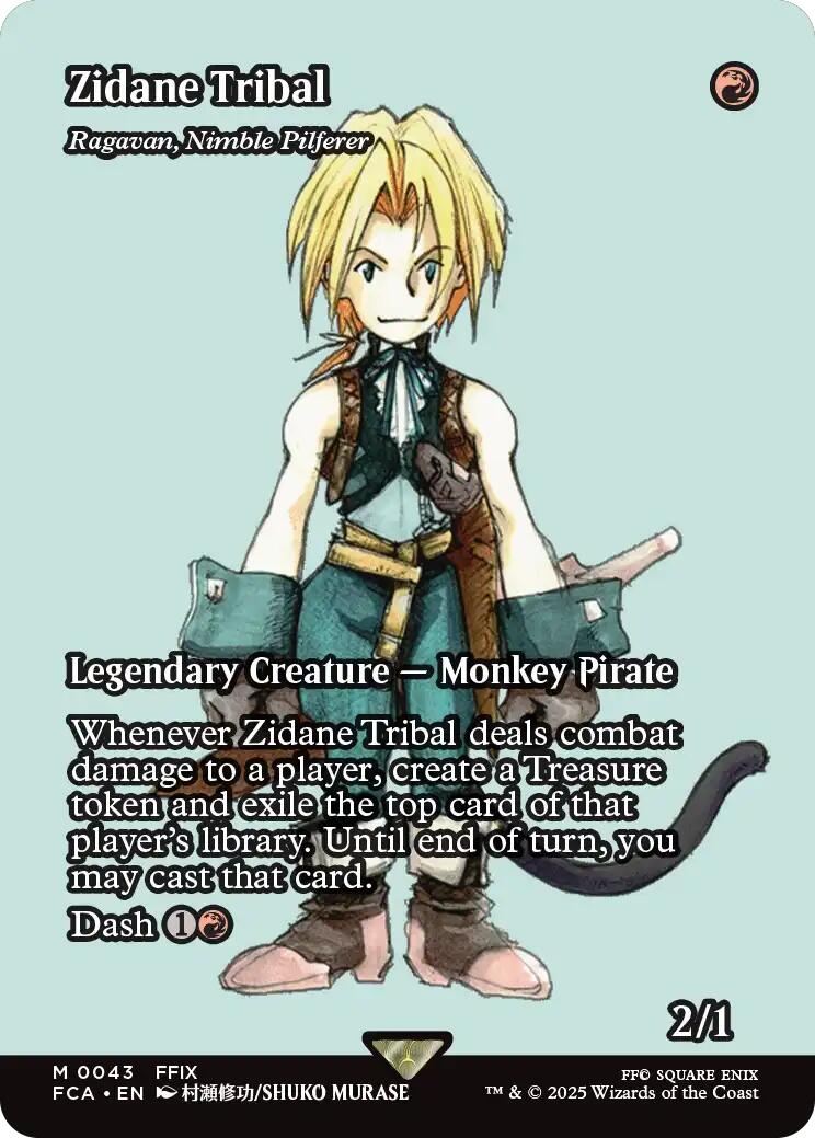 Zidane Tribal - Ragavan, Nimble Pilferer (Showcase) [FINAL FANTASY : Through the Ages] | Cracking-Singles