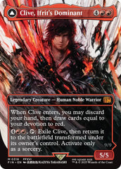 Clive, Ifrit's Dominant // Ifrit, Warden of Inferno (Borderless) (0318) [FINAL FANTASY] | Cracking-Singles