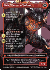 Clive, Ifrit's Dominant // Ifrit, Warden of Inferno (Borderless) (Surge Foil) [FINAL FANTASY] | Cracking-Singles