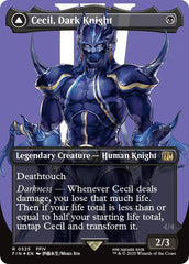 Cecil, Dark Knight // Cecil, Redeemed Paladin (Borderless) (Surge Foil) [FINAL FANTASY] | Cracking-Singles