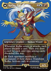 Kefka, Court Mage // Kefka, Ruler of Ruin (Borderless) (0398) [FINAL FANTASY] | Cracking-Singles