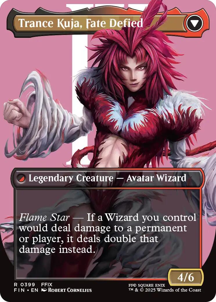 Kuja, Genome Sorcerer // Trance Kuja, Fate Defied (Borderless) [FINAL FANTASY] | Cracking-Singles