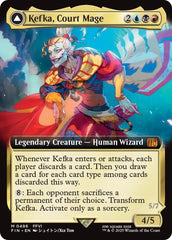 Kefka, Court Mage // Kefka, Ruler of Ruin (Extended Art) [FINAL FANTASY] | Cracking-Singles