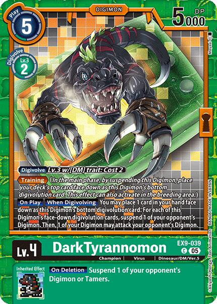 DarkTyrannomon [EX9-039] [Versus Monsters] | Cracking-Singles