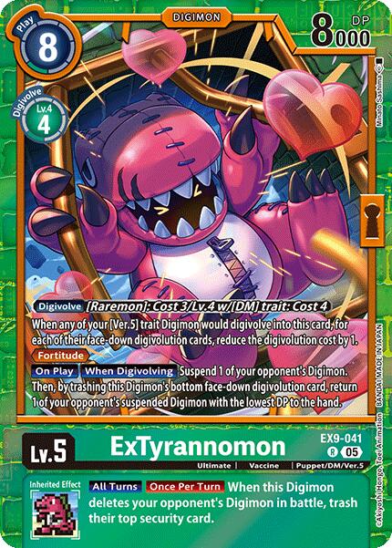 ExTyrannomon [EX9-041] [Versus Monsters] | Cracking-Singles