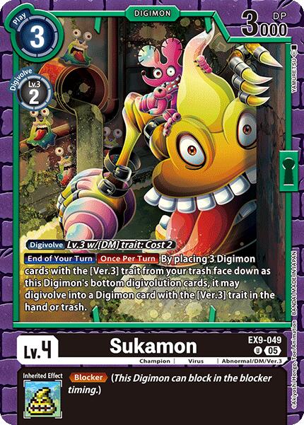 Sukamon [EX9-049] [Versus Monsters] | Cracking-Singles