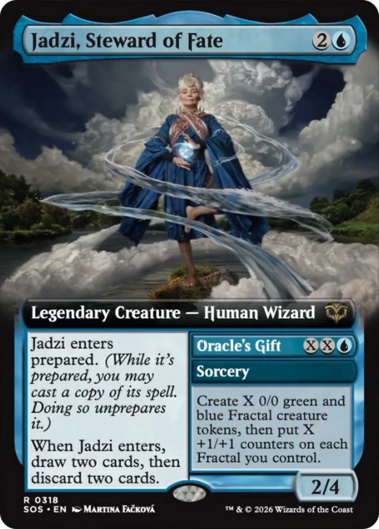 Jadzi, Steward of Fate (Extended Art) [Secrets of Strixhaven] | Cracking-Singles