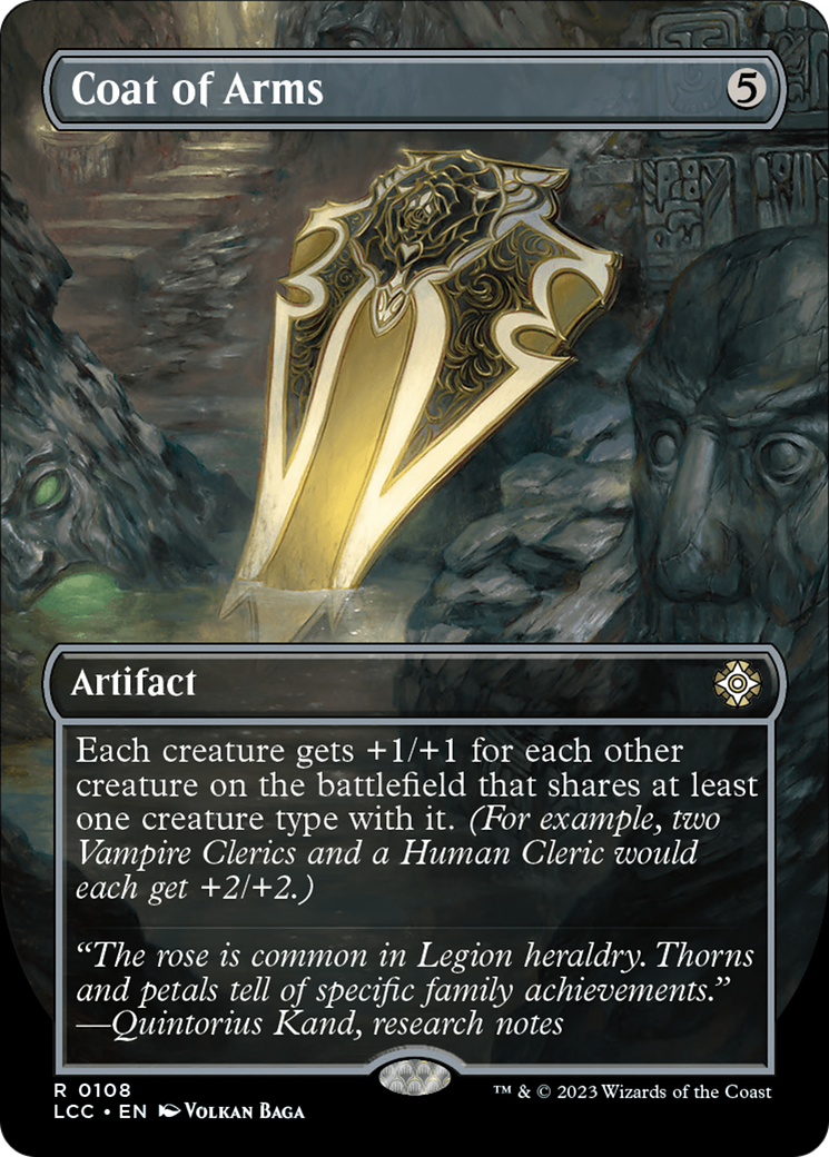 Coat of Arms (Borderless) [The Lost Caverns of Ixalan Commander] | Cracking-Singles