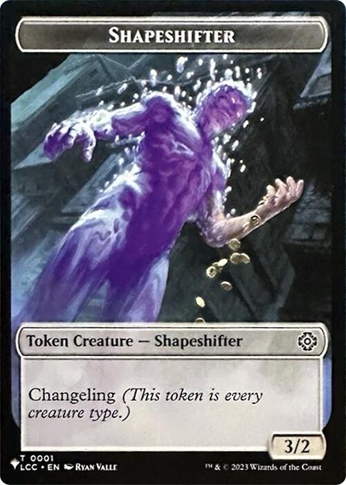 Shapeshifter // Cat Double-Sided Token [Secret Lair Drop Series] | Cracking-Singles
