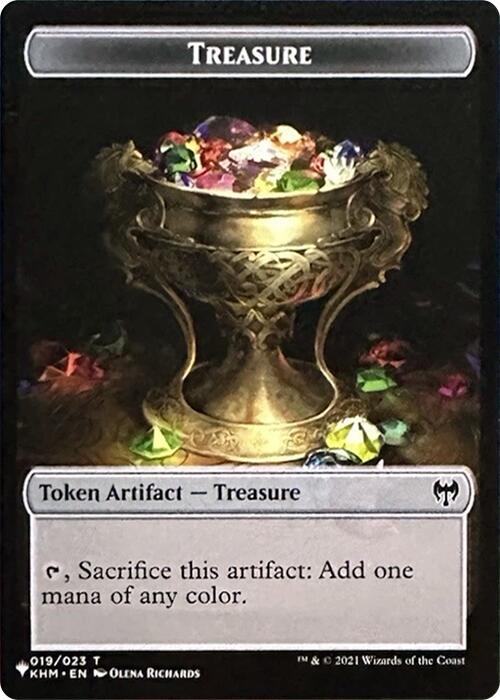 Treasure // Egg Double-Sided Token [Secret Lair Drop Series] | Cracking-Singles