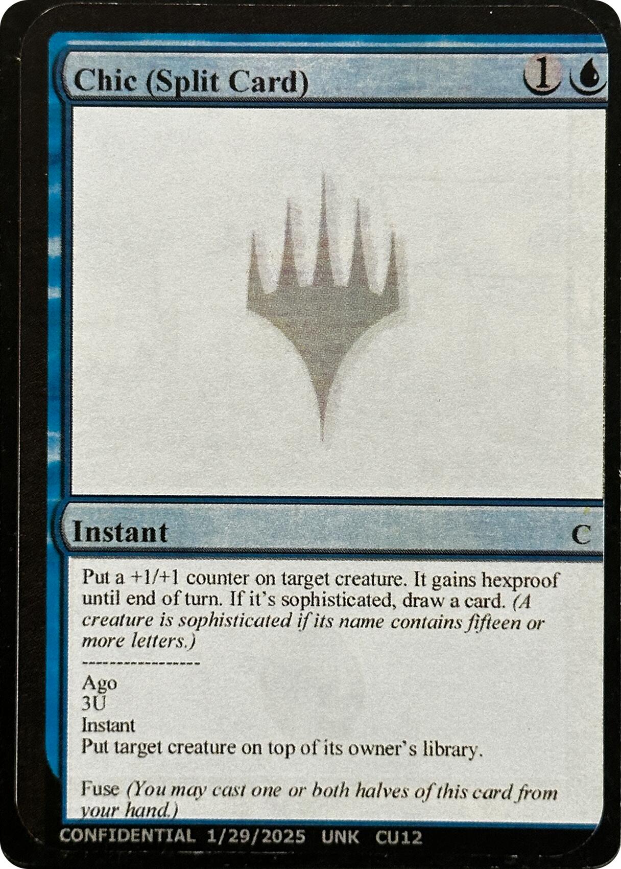 Chic (Split Card) [Unknown Event] | Cracking-Singles