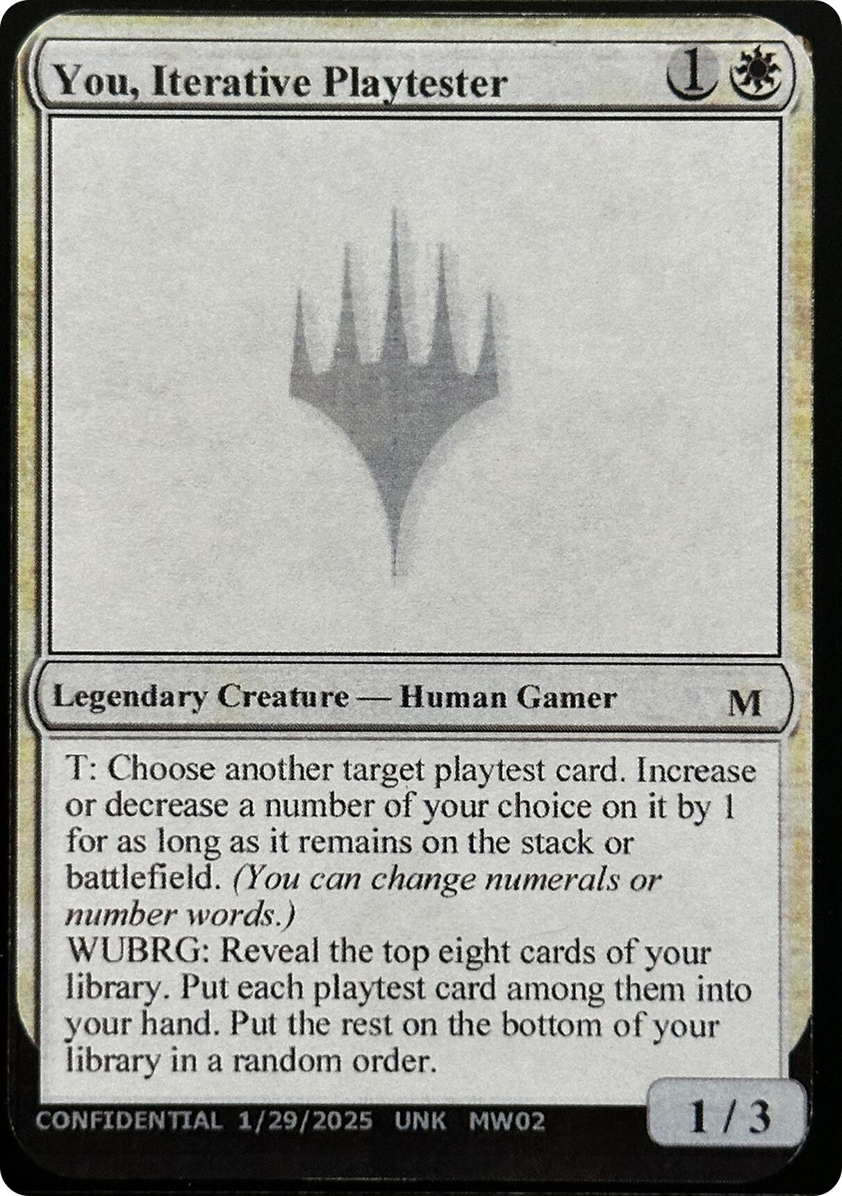 You, Iterative Playtester [Unknown Event] | Cracking-Singles