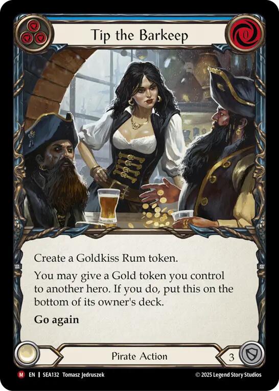 Tip the Barkeep [SEA132] (High Seas)  Rainbow Foil | Cracking-Singles