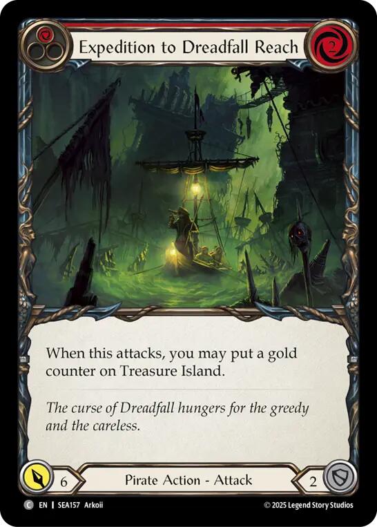 Expedition to Dreadfall Reach [SEA157] (High Seas)  Rainbow Foil | Cracking-Singles