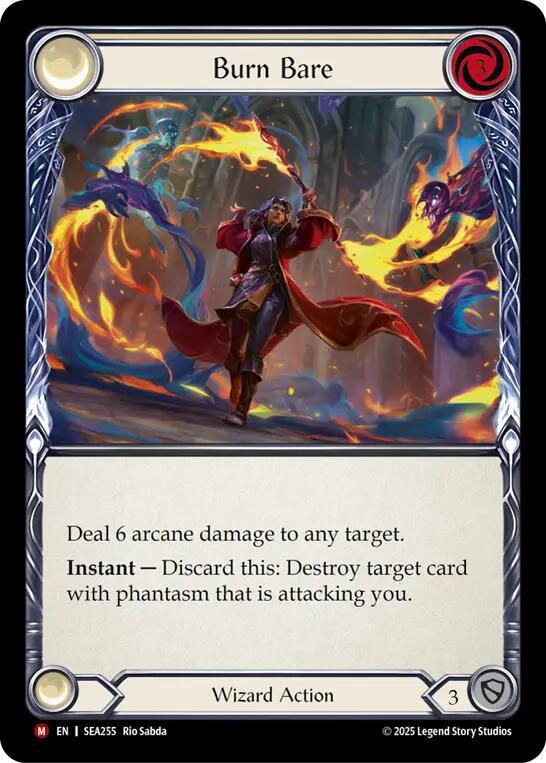 Burn Bare [SEA255] (High Seas)  Rainbow Foil | Cracking-Singles