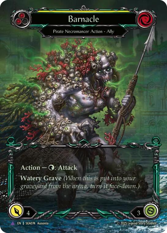 Barnacle (Marvel) [SEA074] (High Seas)  Cold Foil | Cracking-Singles