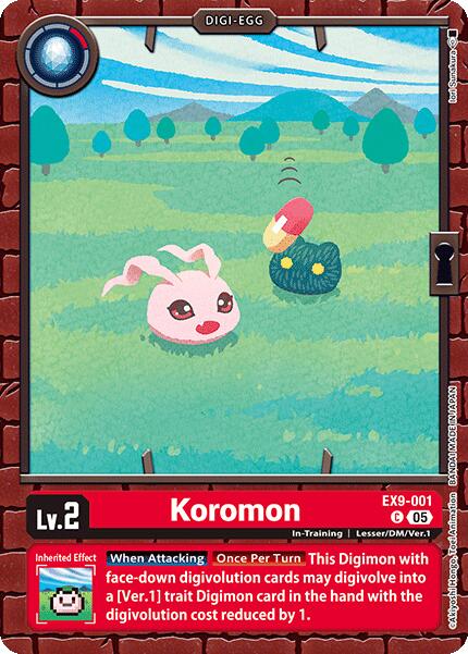 Koromon [EX9-001] [Versus Monsters] | Cracking-Singles
