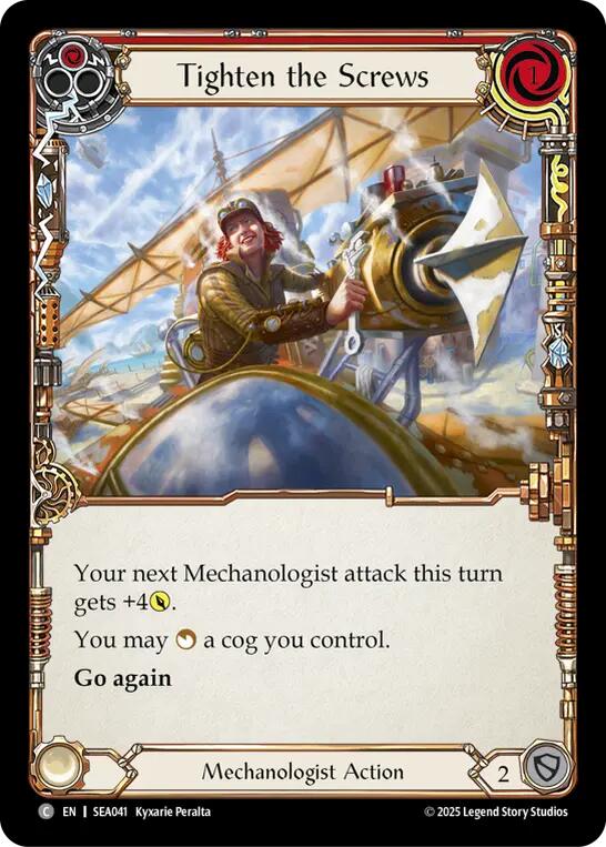 Tighten the Screws [SEA041] (High Seas)  Rainbow Foil | Cracking-Singles