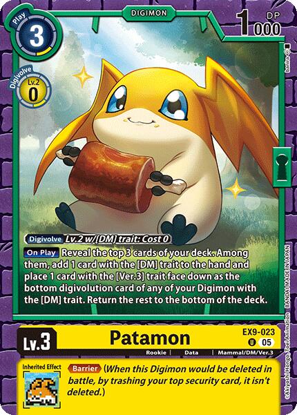 Patamon [EX9-023] [Versus Monsters] | Cracking-Singles