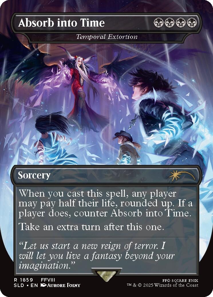 Absorb into Time - Temporal Extortion [Secret Lair Drop Series] | Cracking-Singles