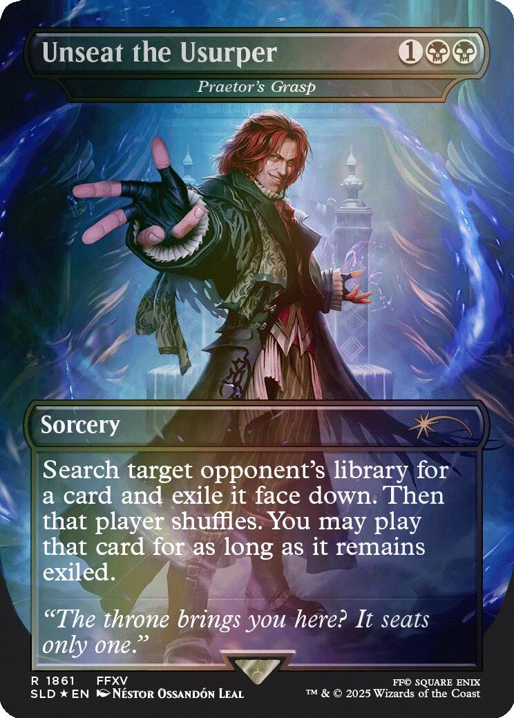 Unseat the Usurper - Praetor's Grasp (Rainbow Foil) [Secret Lair Drop Series] | Cracking-Singles