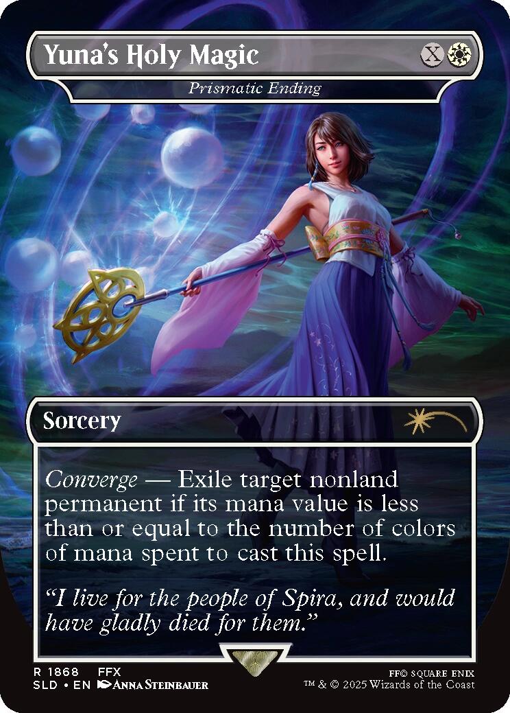 Yuna's Holy Magic - Prismatic Ending [Secret Lair Drop Series] | Cracking-Singles