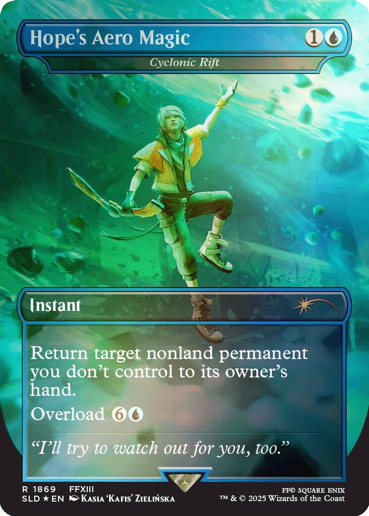 Hope's Aero Magic - Cyclonic Rift (Rainbow Foil) [Secret Lair Drop Series] | Cracking-Singles