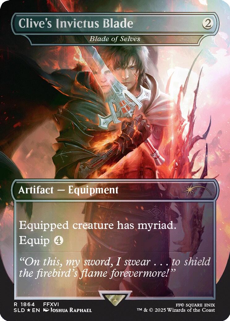 Clive's Invictus Blade - Blade of Selves (Rainbow Foil) [Secret Lair Drop Series] | Cracking-Singles