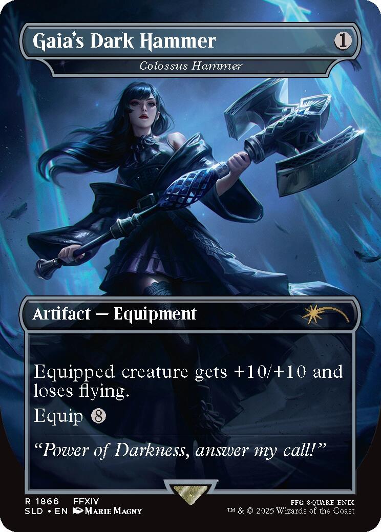 Gaia's Dark Hammer - Colossus Hammer [Secret Lair Drop Series] | Cracking-Singles