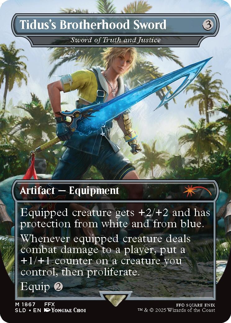 Tidus's Brotherhood Sword - Sword of Truth and Justice [Secret Lair Drop Series] | Cracking-Singles