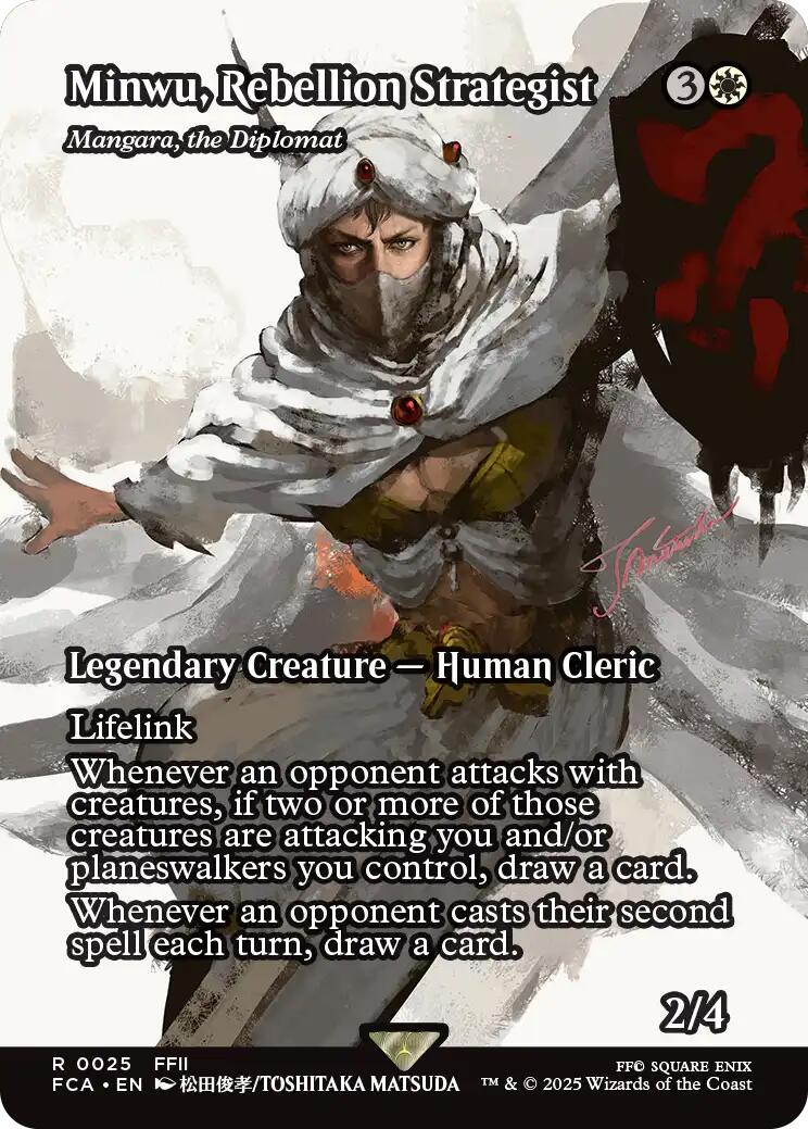 Minwu, Rebellion Strategist - Mangara, the Diplomat (Showcase) [FINAL FANTASY : Through the Ages] | Cracking-Singles