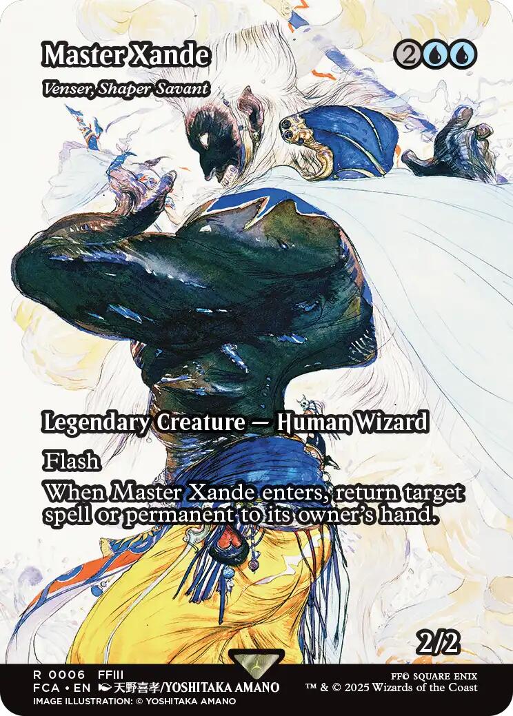 Master Xande - Venser, Shaper Savant (Showcase) [FINAL FANTASY : Through the Ages] | Cracking-Singles