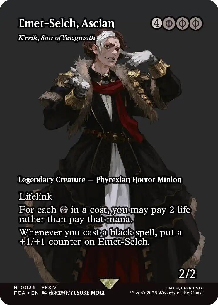 Emet-Selch, Ascian - K'rrik, Son of Yawgmoth (Showcase) [FINAL FANTASY : Through the Ages] | Cracking-Singles