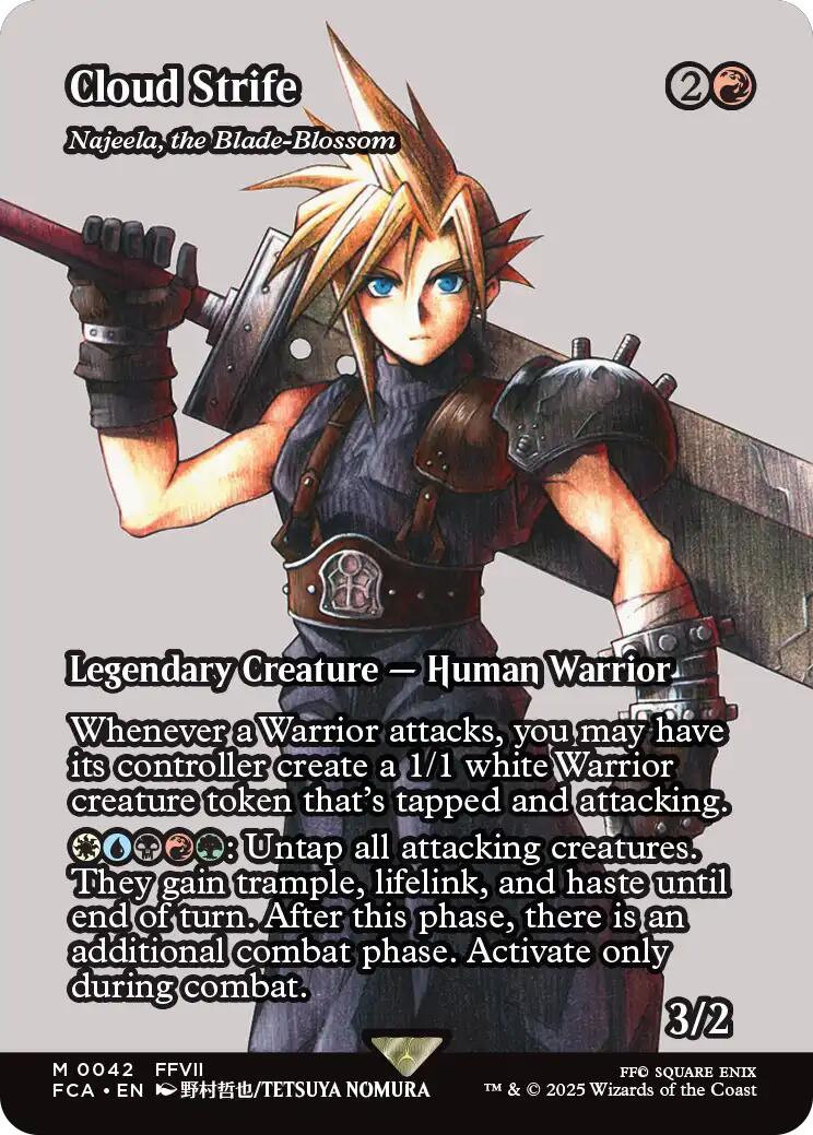 Cloud Strife - Najeela, the Blade-Blossom (Showcase) [FINAL FANTASY : Through the Ages] | Cracking-Singles