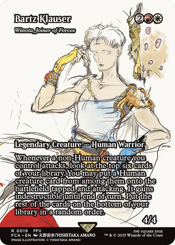 Bartz Klauser - Winota, Joiner of Forces (Showcase) [FINAL FANTASY : Through the Ages] | Cracking-Singles