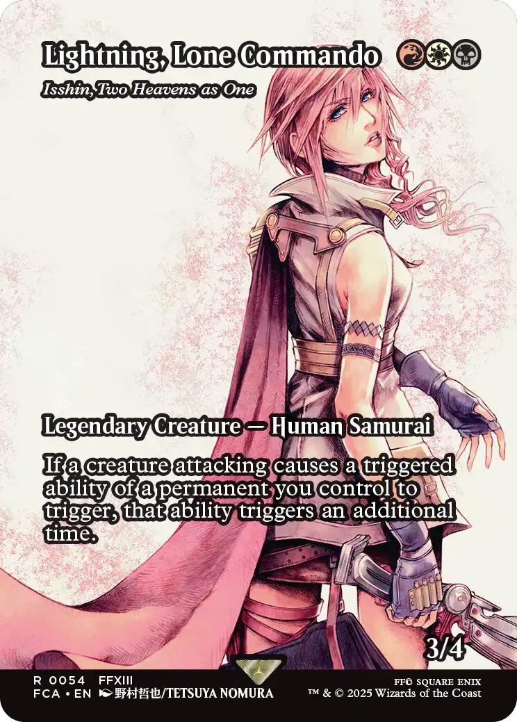 Lightning, Lone Commando - Isshin, Two Heavens as One (Showcase) [FINAL FANTASY : Through the Ages] | Cracking-Singles