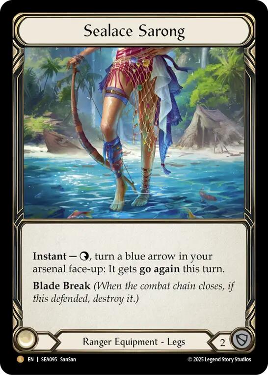 Sealace Sarong [SEA095] (High Seas)  Rainbow Foil | Cracking-Singles