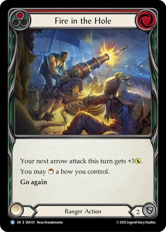 Fire in the Hole [SEA101] (High Seas)  Rainbow Foil | Cracking-Singles