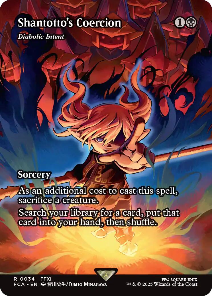 Shantotto's Coercion - Diabolic Intent (Showcase) [FINAL FANTASY : Through the Ages] | Cracking-Singles
