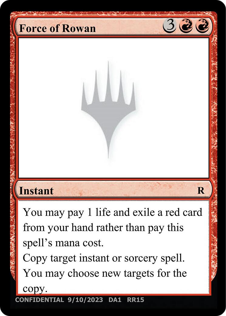 Force of Rowan [Unknown Event] | Cracking-Singles