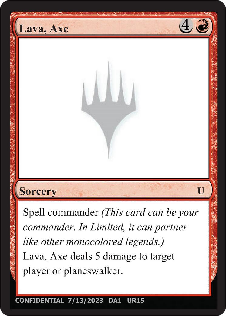Lava, Axe [Mystery Booster] | Cracking-Singles