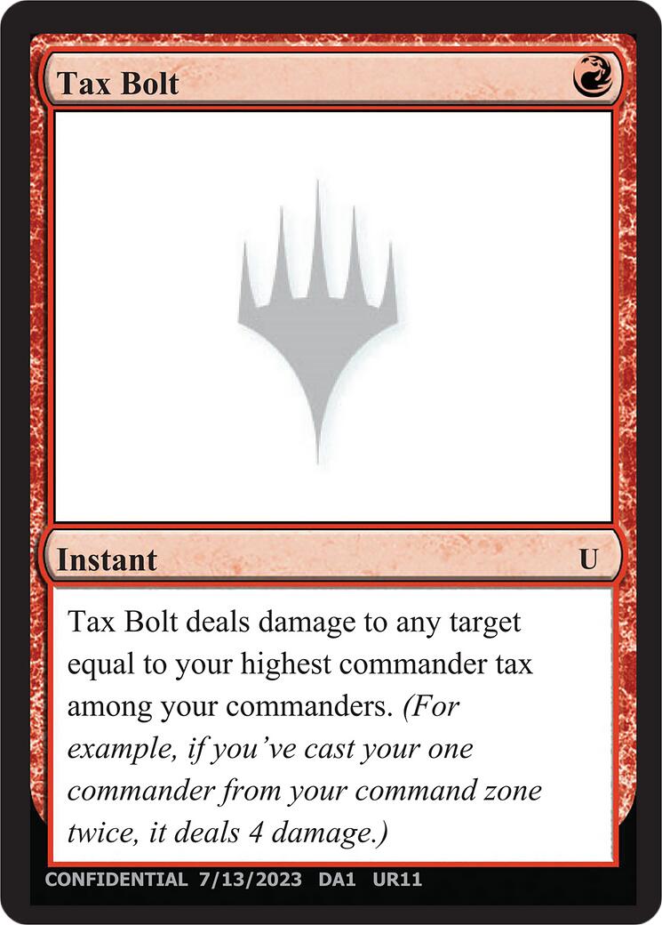 Tax Bolt [Mystery Booster] | Cracking-Singles